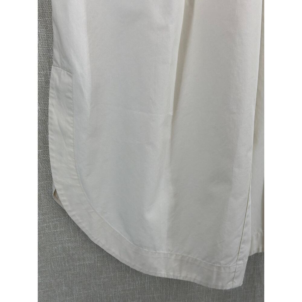 Mare by Anthropologie Wide Leg Culotte Cotton Pants Ivory Women's M High Rise - Picture 7 of 13